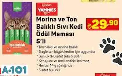 MORİNA VE TON BALIKLI SIVI KEDİ ÖDÜL MAMASI